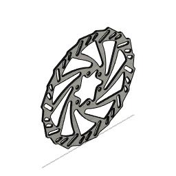 DOWNLOAD Brake_DISC_160mm.f3d Brake_DISC_160mm