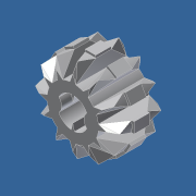 Double Bevel Gear 12 tooth