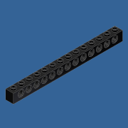 Technic Brick 1x14 (hole x13)