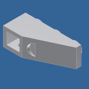 brick 1x3 slope model 2