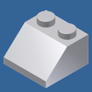 brick 2x2 slope model 1