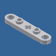 plate round 1x5 axel hole