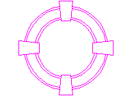 BULLSEYE ROUND-840 DIAM