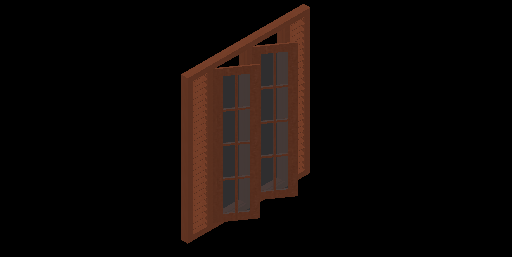 Double Window with louver