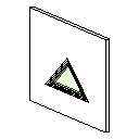 Triangular Window with Trim