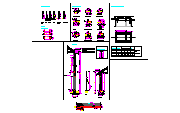 Foundation types, section details and septic tank