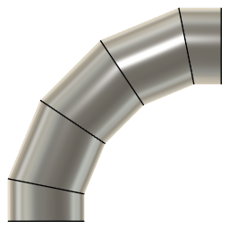 DOWNLOAD 1.5_INCH_I.D._MITRED_ELBOW_90_DEG._S.R._11_.f3d 1.5 INCH I.D. MITRED ELBOW 90 DEG. S.R. 11 GAUGE v