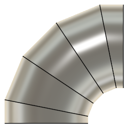 DOWNLOAD 16.0_INCH_I.D._MITRED_ELBOW_90_DEG._S.R._11.f3d 16.0 INCH I.D. MITRED ELBOW 90 DEG. S.R. 11 GAUGE