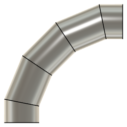 DOWNLOAD 2.0_INCH_I.D._MITRED_ELBOW_90_DEG._L.R._11_.f3d 2.0 INCH I.D. MITRED ELBOW 90 DEG. L.R. 11 GAUGE v