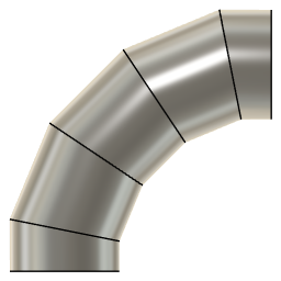 DOWNLOAD 2.5_INCH_I.D._MITRED_ELBOW_90_DEG._S.R._14_.f3d 2.5 INCH I.D. MITRED ELBOW 90 DEG. S.R. 14 GAUGE v