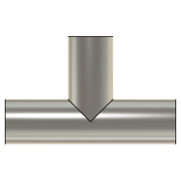 DOWNLOAD 2.5_INCH_I.D._TEE_14_GAUGE_v1.f3d 2.5 INCH I.D. TEE 14 GAUGE v1