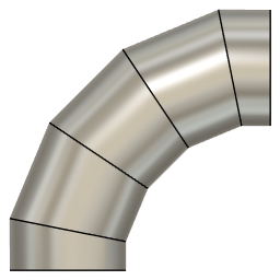 DOWNLOAD 3.0_INCH_I.D._MITRED_ELBOW_90_DEG._S.R._14_.f3d 3.0 INCH I.D. MITRED ELBOW 90 DEG. S.R. 14 GAUGE v