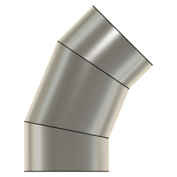 DOWNLOAD 4.0_INCH_I.D._MITRED_ELBOW_45_DEG._11_GAUGE.f3d 4.0 INCH I.D. MITRED ELBOW 45 DEG. 11 GAUGE v1