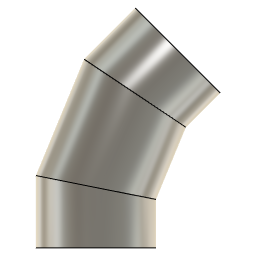 DOWNLOAD 4.0_INCH_I.D._MITRED_ELBOW_45_DEG._14_GAUGE.f3d 4.0 INCH I.D. MITRED ELBOW 45 DEG. 14 GAUGE v1