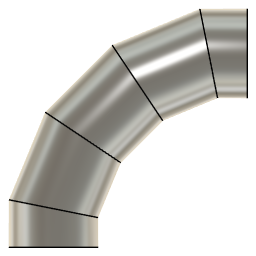 DOWNLOAD 4.0_INCH_I.D._MITRED_ELBOW_90_DEG._L.R._14_.f3d 4.0 INCH I.D. MITRED ELBOW 90 DEG. L.R. 14 GAUGE v