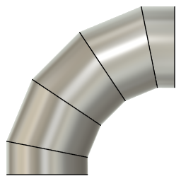 DOWNLOAD 4.0_INCH_I.D._MITRED_ELBOW_90_DEG._S.R._14_.f3d 4.0 INCH I.D. MITRED ELBOW 90 DEG. S.R. 14 GAUGE v