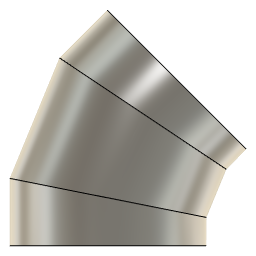 42.0 INCH I.D. MITRED ELBOW 45 DEG. 1_4 v1