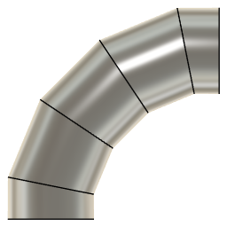 DOWNLOAD 5.0_INCH_I.D._MITRED_ELBOW_90_DEG._L.R._11_.f3d 5.0 INCH I.D. MITRED ELBOW 90 DEG. L.R. 11 GAUGE v