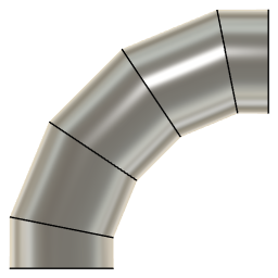 DOWNLOAD 5.0_INCH_I.D._MITRED_ELBOW_90_DEG._L.R._14_.f3d 5.0 INCH I.D. MITRED ELBOW 90 DEG. L.R. 14 GAUGE v