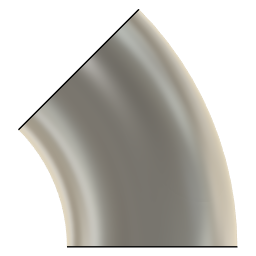 DOWNLOAD 6.0_INCH_I.D._ELBOW_45_DEG_L.R._14_GAUGE_v1.f3d 6.0 INCH I.D. ELBOW 45 DEG L.R. 14 GAUGE v1