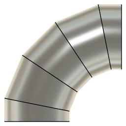 DOWNLOAD 6.0_INCH_I.D._MITRED_ELBOW_90_DEG._S.R._14_.f3d 6.0 INCH I.D. MITRED ELBOW 90 DEG. S.R. 14 GAUGE v