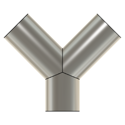 DOWNLOAD WYE_1.5_INCH_I.D._11_GAUGE_v1.f3d WYE 1.5 INCH I.D. 11 GAUGE v1