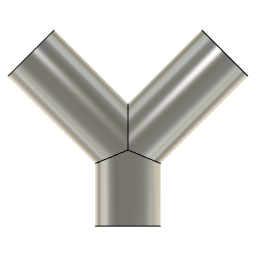 DOWNLOAD WYE_2.0_INCH__I.D._14_GAUGE_v1.f3d WYE 2.0 INCH I.D. 14 GAUGE v1