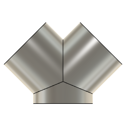 DOWNLOAD WYE_24.0_INCH_I.D._10_GAUGE_v1.f3d WYE 24.0 INCH I.D. 10 GAUGE v1