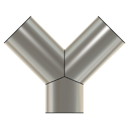 DOWNLOAD WYE_3.0_INCH_I.D._14_GAUGE_v1.f3d WYE 3.0 INCH I.D. 14 GAUGE v1