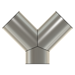 DOWNLOAD WYE_4.0_INCH_I.D._14_GAUGE_v1.f3d WYE 4.0 INCH I.D. 14 GAUGE v1