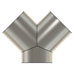 DOWNLOAD WYE_8.0_INCH_I.D._11_GAUGE_v1.f3d WYE 8.0 INCH I.D. 11 GAUGE v1