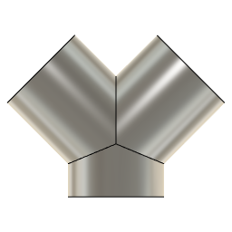 DOWNLOAD WYE_8.0_INCH_I.D._14_GAUGE_v1.f3d WYE 8.0 INCH I.D. 14 GAUGE v1