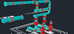 piping 3D MODEL example 1
