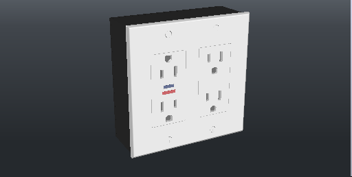 Two Gang GFI Outlet