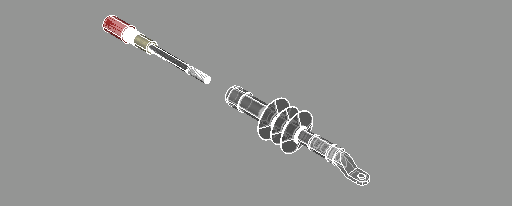 Medium voltage indoor cable terminal