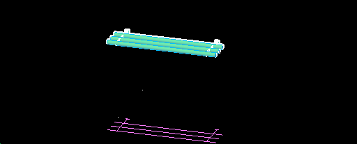 triple rail tray slide 3D Dynamic
