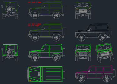 DOWNLOAD 46023817038899.dwg Mercedes G