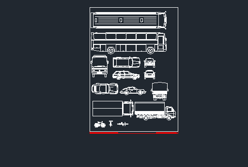 FIA Vehicles CAD Blocks 01