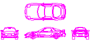 MAZDA RX7-PLAN-ELEVATIONS