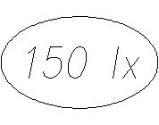 Intenzita osvtlen - 150lx