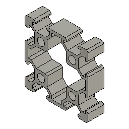 DOWNLOAD 40x40_V_Slot_Profile_v2.f3d 40x40 V Slot Profile v2