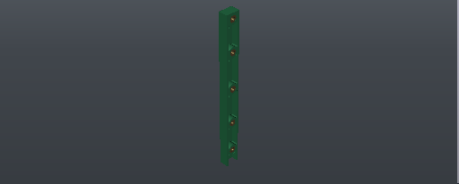 Low voltage busbar system support insulator