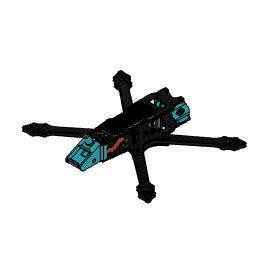 DOWNLOAD Drone_frame_SWIFT_5_SX.f3d Drone frame SWIFT 5 SX