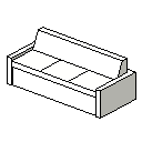 Parametric seat marks couch