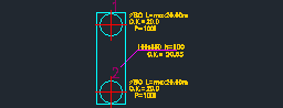 Pile foundation with grillage.Plan detail