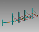 DOWNLOAD LinkwayCanopy-SteelFrame.dwf LinkwayCanopy-SteelFrame