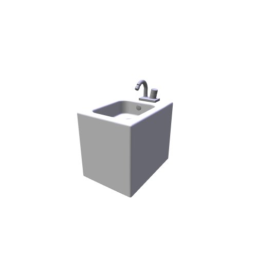 DOWNLOAD Block bidet  L6710.dwg