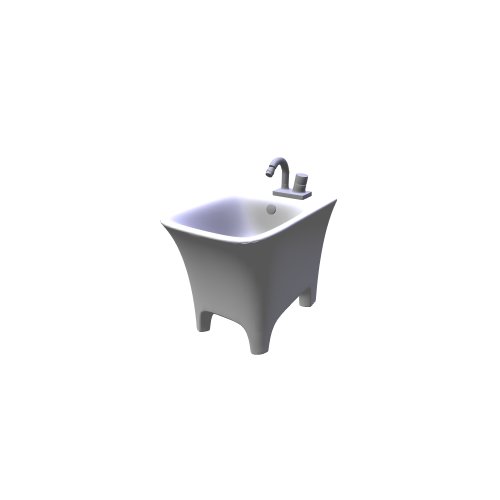 DOWNLOAD Cow bidet stojící L6801.dwg
