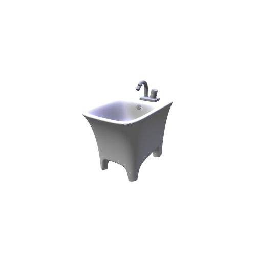 DOWNLOAD Cow bidet stojc  L6801.dwg