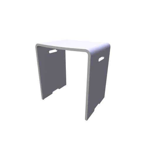 DOWNLOAD Z0750005 Solid Surface seat with feet.dwg